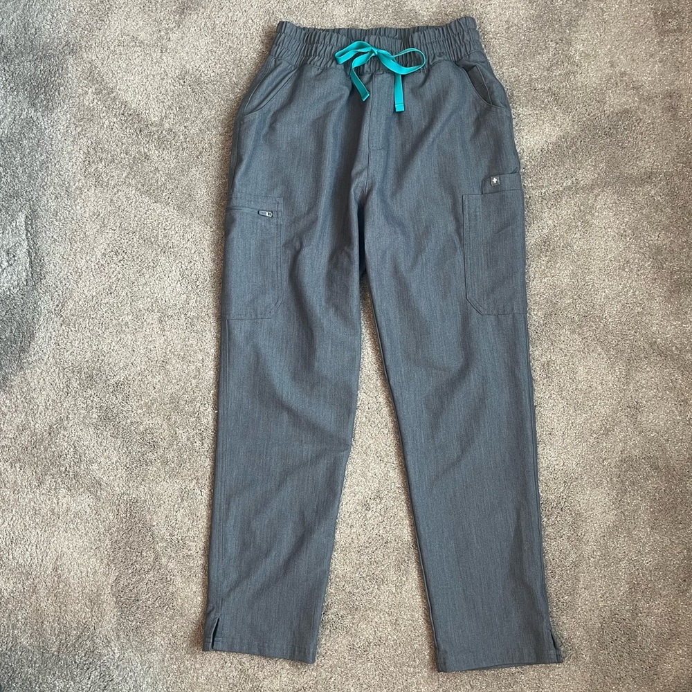 Figs Yola High Waisted Skinny Scrub Pants